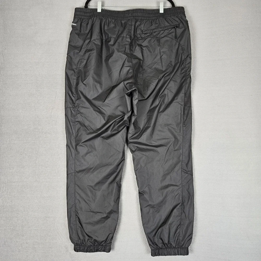 The North Face Hydrenaline Pants 2000 Mems 2XL Black Windwall Drawstring Tapered
